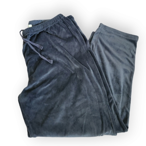 Cuddl Duds Velour Drawstring Lounge Pants Large - Picture 1 of 6